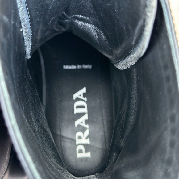 Prada logo-plague ankle boots, Size 39 - Picture 8 of 10